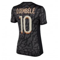 Paris Saint-Germain Ousmane Dembele #10 Tretí Ženy futbalový dres 2023-24 Krátky Rukáv